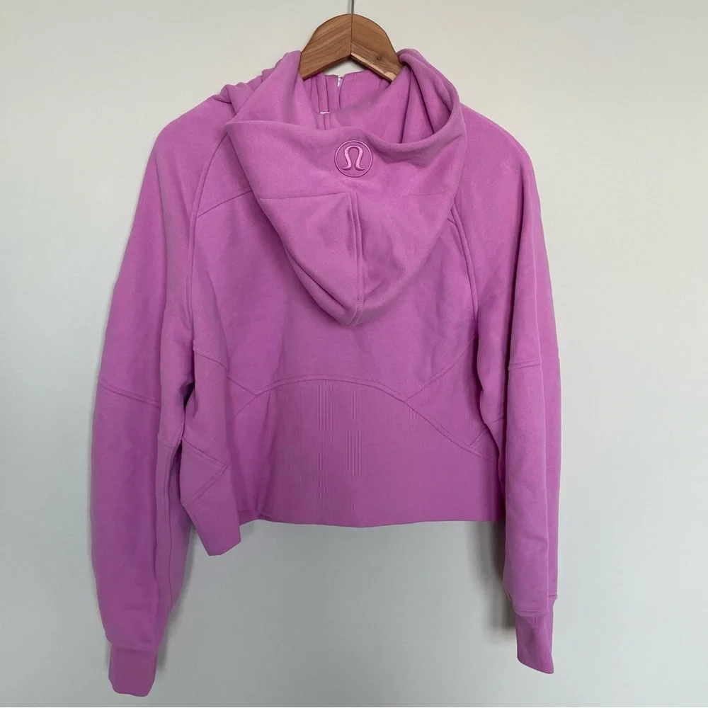 NWT Lululemon Scuba Oversized Half Zip Hoodie Dahlia Mauve Size XS/S - Picture 2 of 12